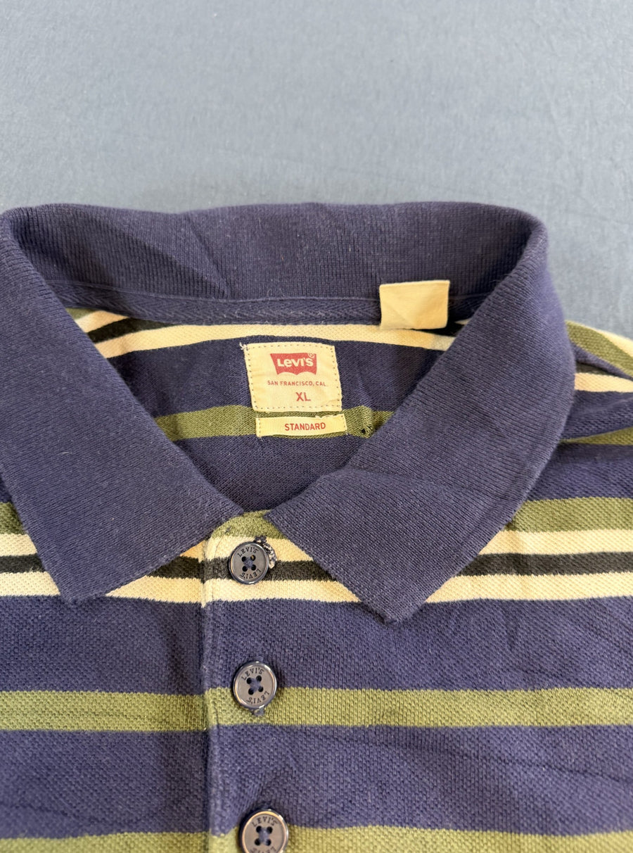 Meerkleurige Levi's polo (piquéshirt), maat XL