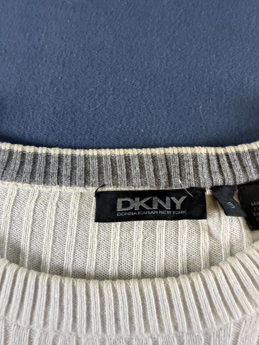 DKNY trui wit maat S logo