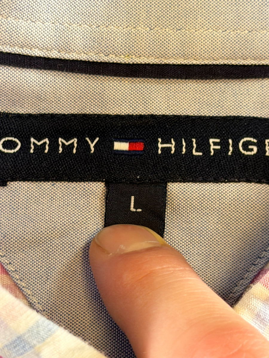 Tommy Hilfiger Blouse roze geruit