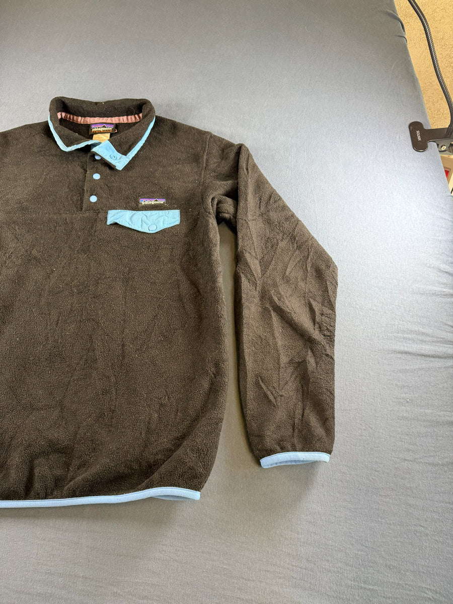 Patagonia Synchilla Snap-T trui zwart heren maat m sweater sweatshirt pullover hoodie