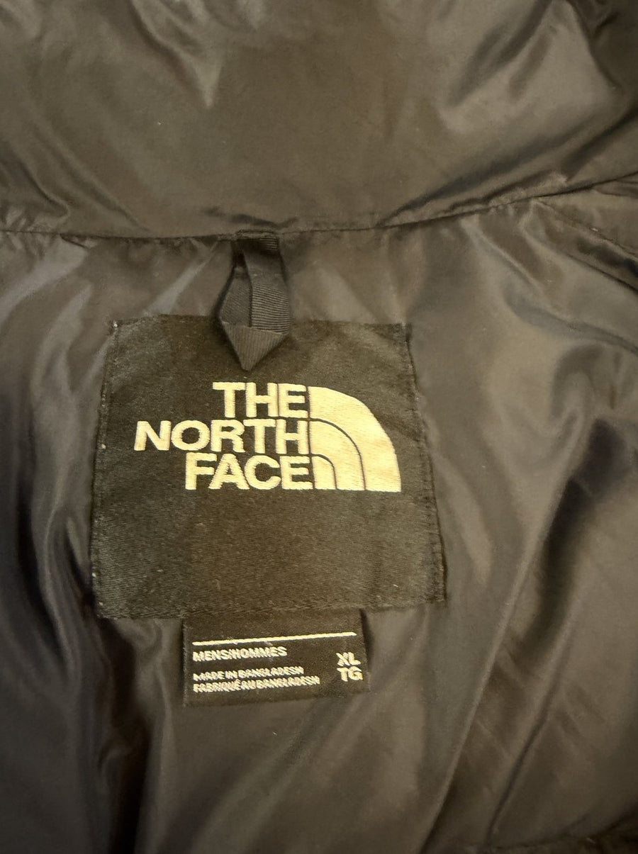 Zwarte donsjas The North Face (gewatteerd winterjack / puffer), maat XL, 700 fill dons