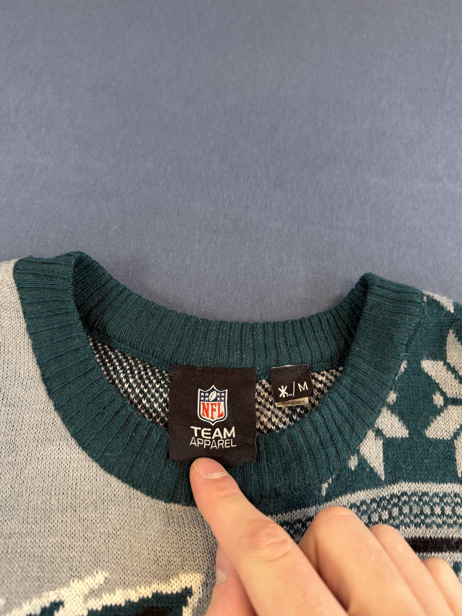 Groene Philadelphia Eagles kersttrui van NFL - heren maat M (christmas sweater / foute kersttrui)