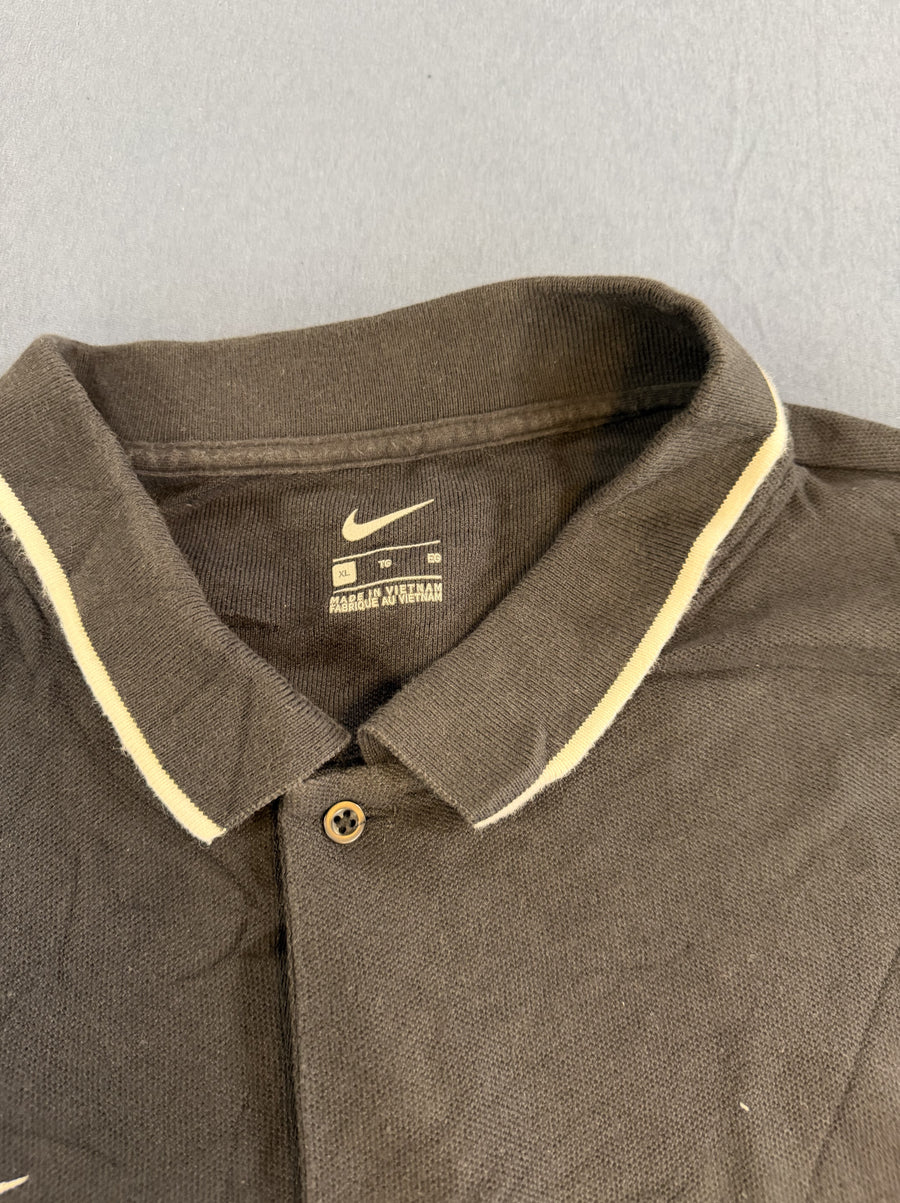 Nike heren poloshirt zwart (piqué / golfpolo), maat XL, 100% katoen