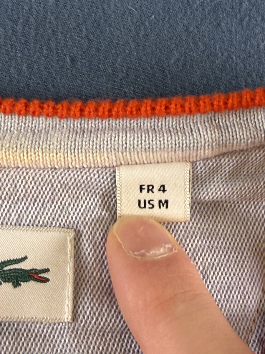Lacoste trui oranje maat M V-hals