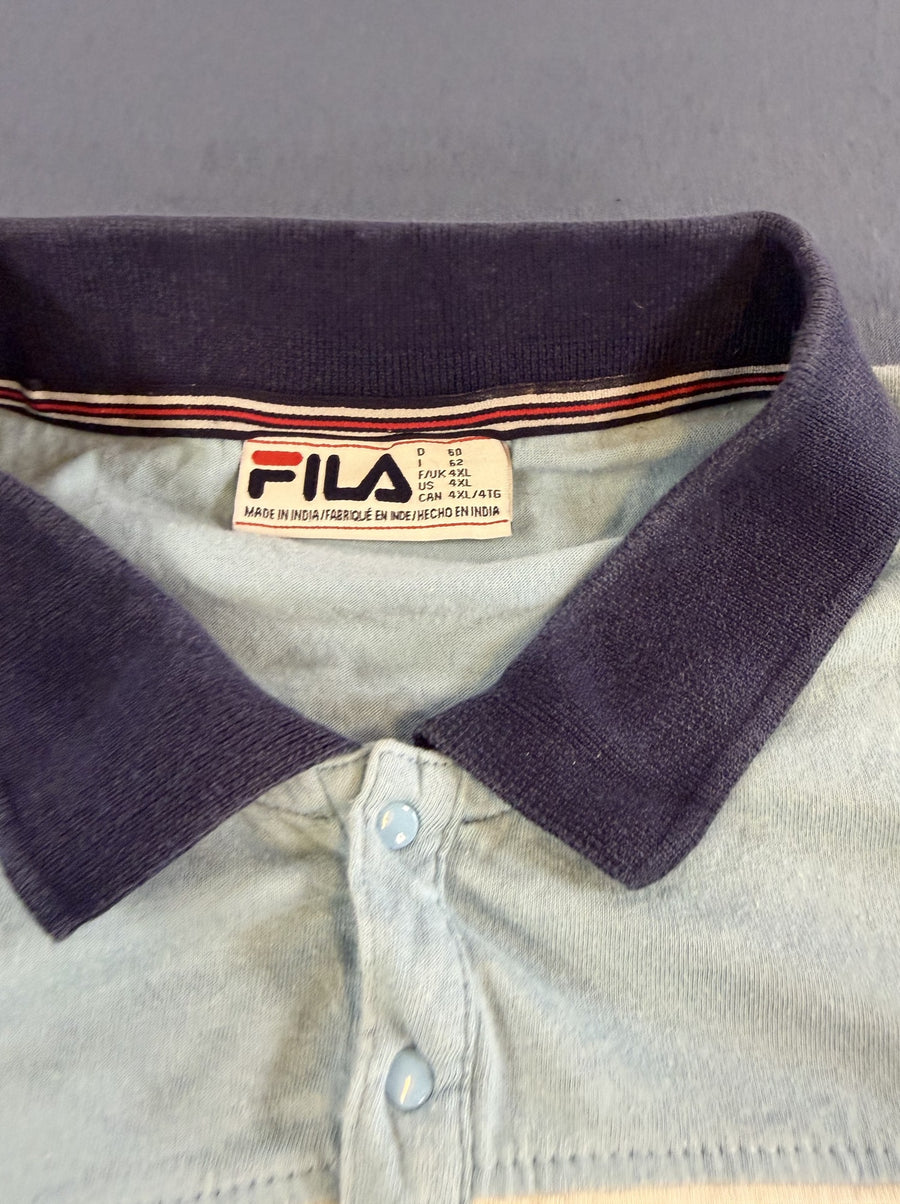 Blauwe FILA polo maat 4XL (tennisshirt / poloshirt)