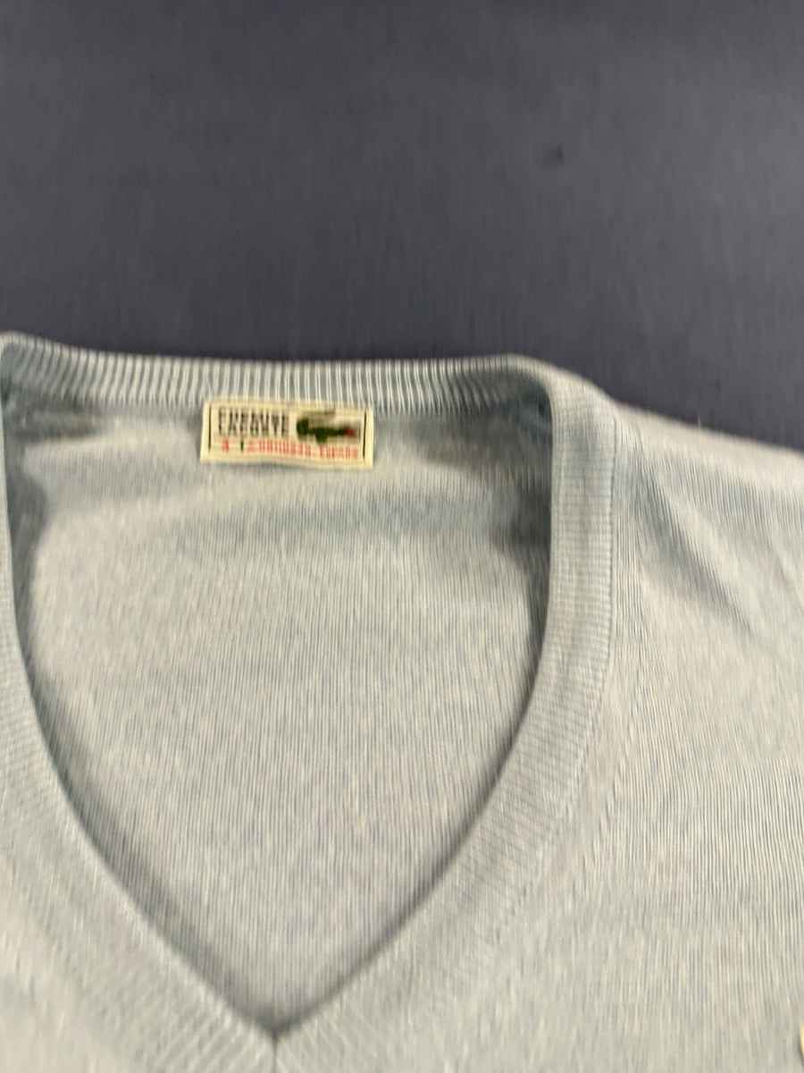 Lacoste trui blauw V-hals