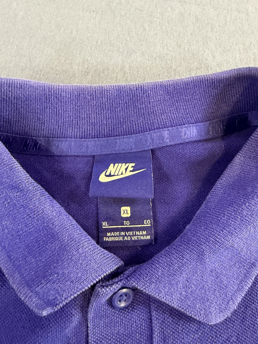 Blauwe Nike polo maat XL (FC Barcelona voetbalshirt / Barça fanshirt)