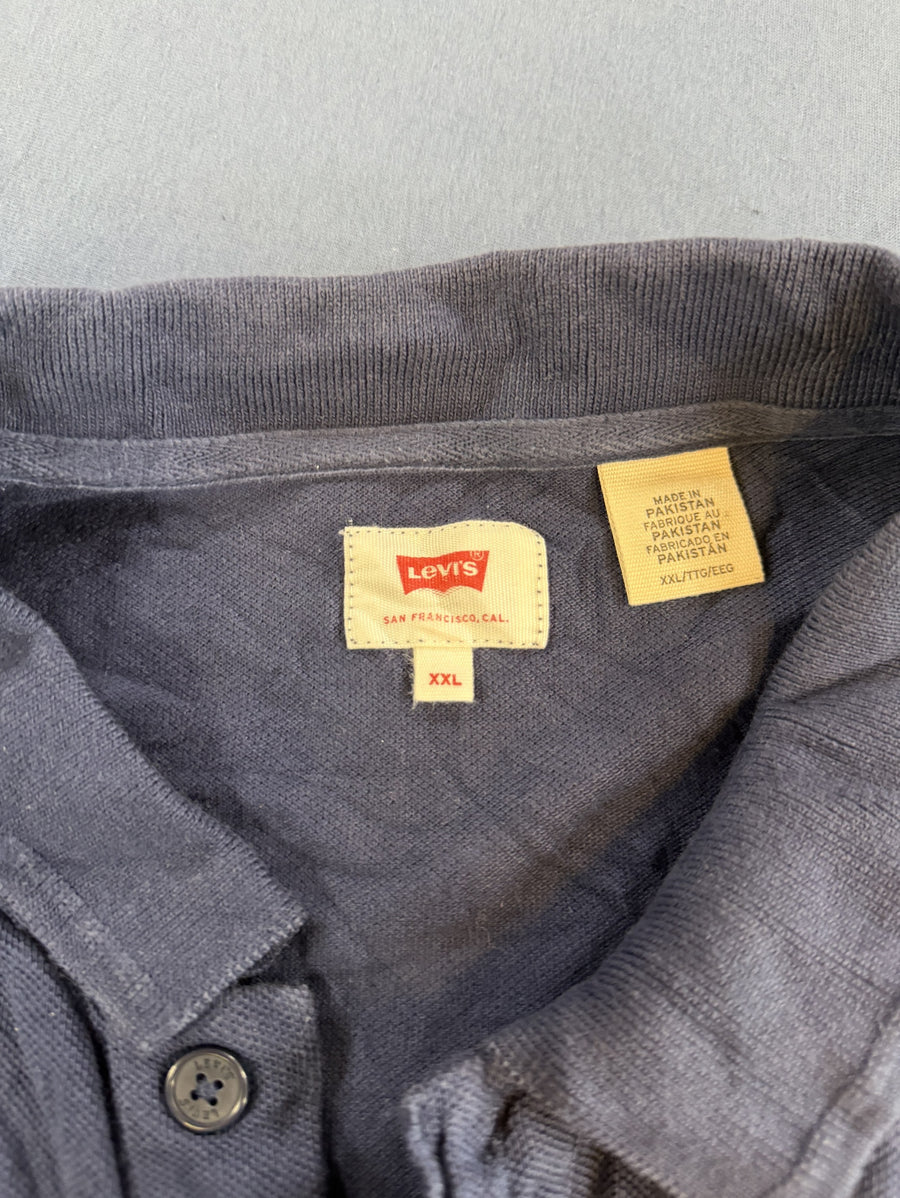 Blauw polo (poloshirt), maat XXL, Levi's