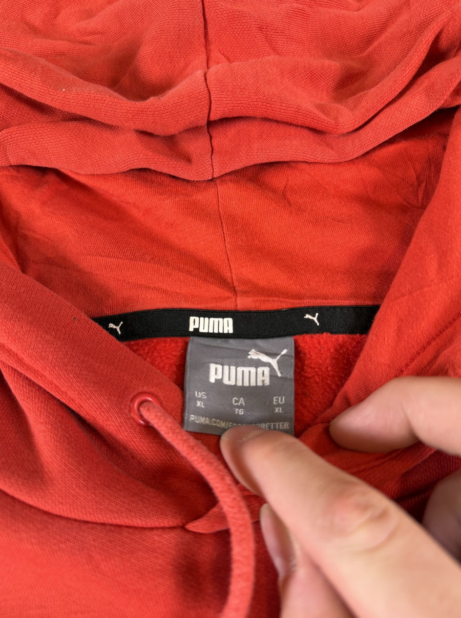 Rood – Puma heren hoodie XL (capuchontrui / sweatvest), oversized model