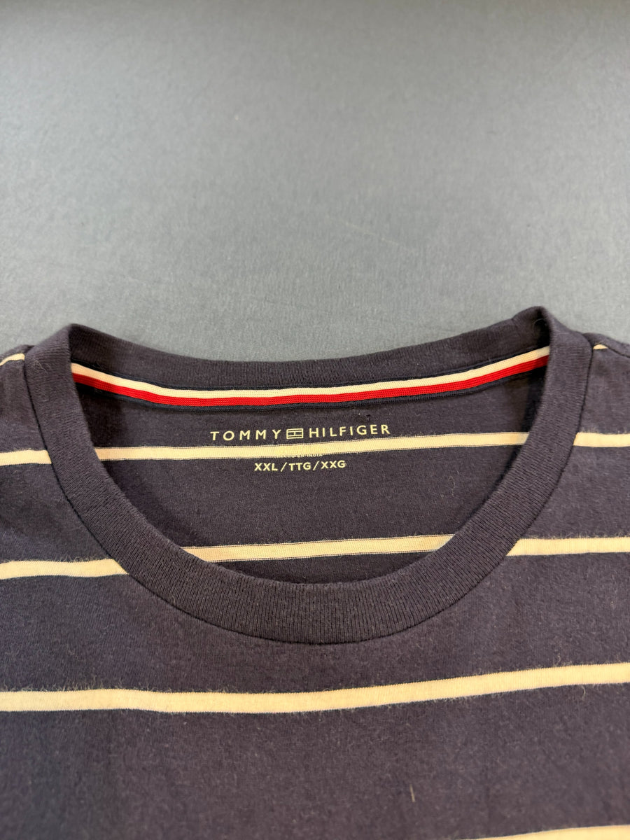 Tommy Hilfiger gestreepte shirts zwart gestreept heren maat XXL gestreepteshirts