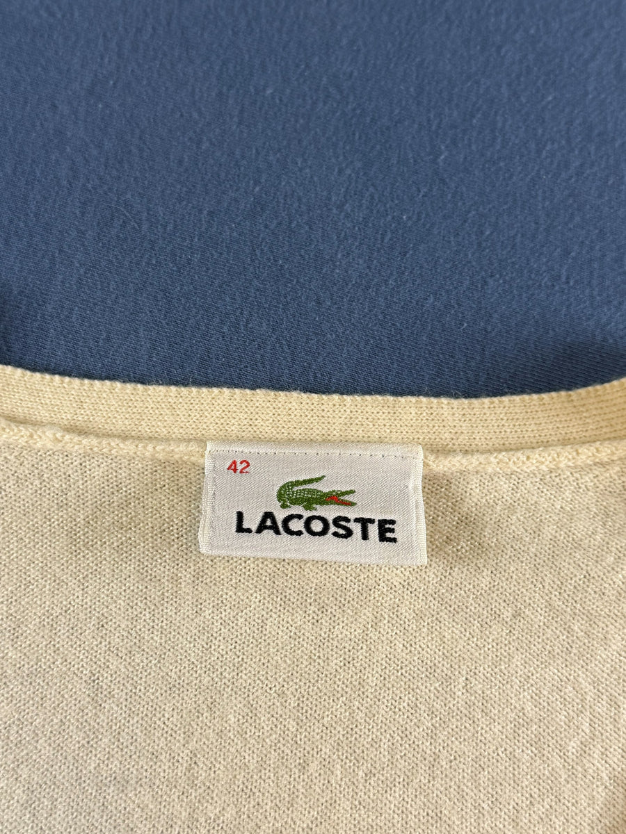 Lacoste Trui wit geruit