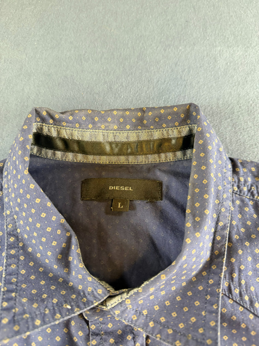 Diesel Blouse blauw print