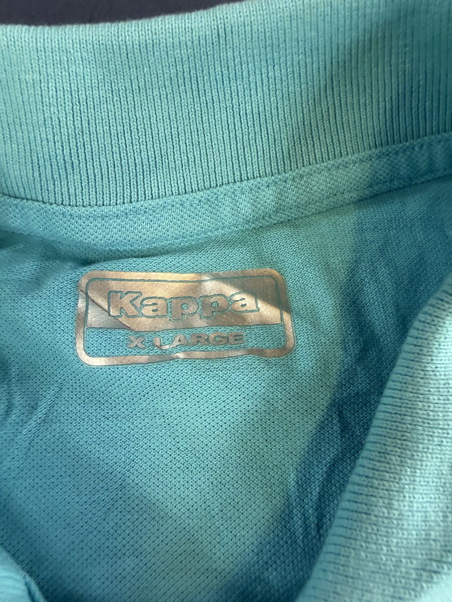 Blauw Kappa sportpolo (poloshirt) met Omini-logo – maat XL (Italiaans)