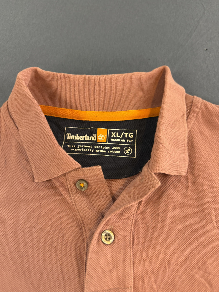Roze Timberland polo (piqué sportshirt), maat XL