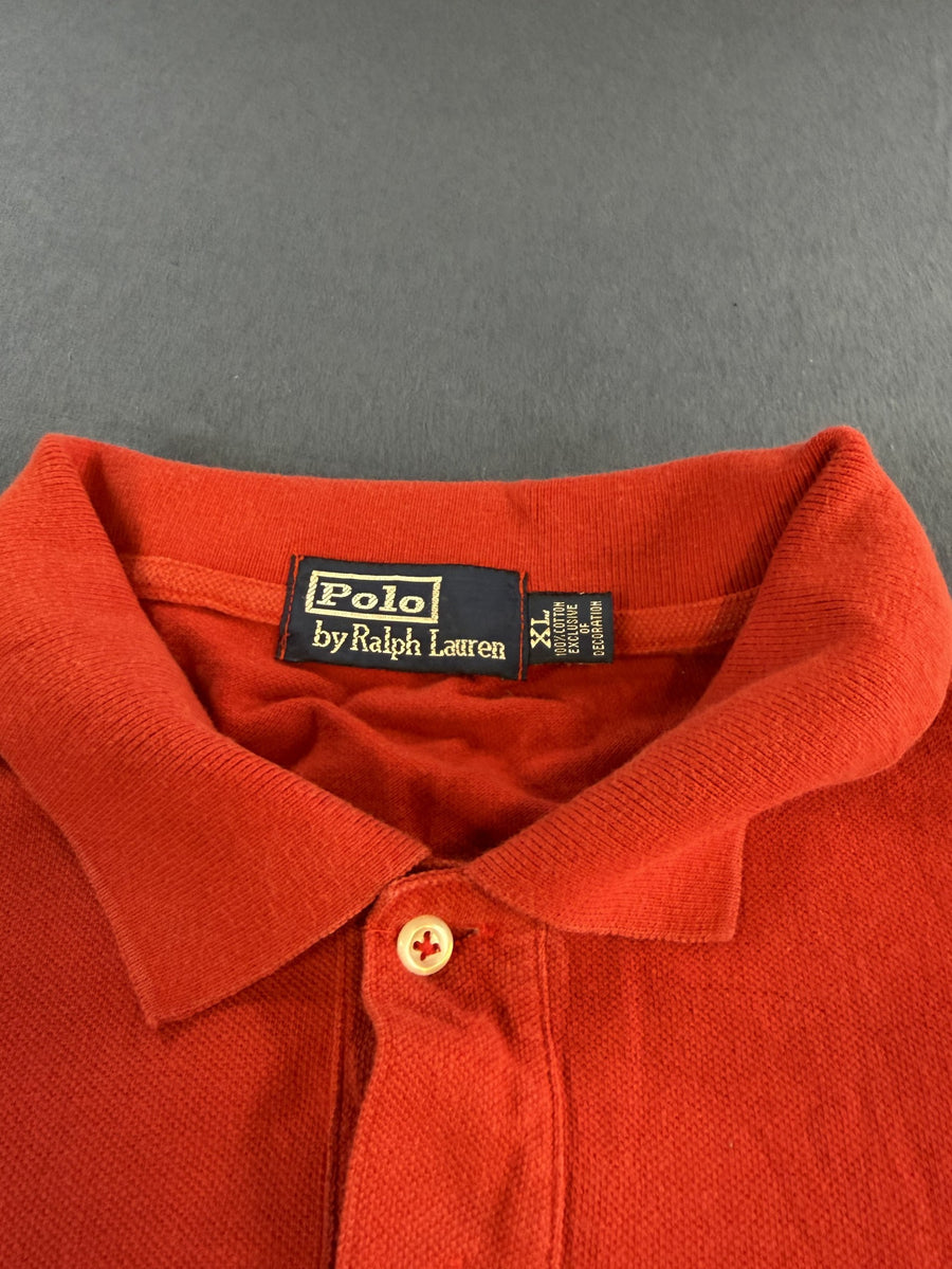 Rood poloshirt van Polo Ralph Lauren (pique polo), maat XL