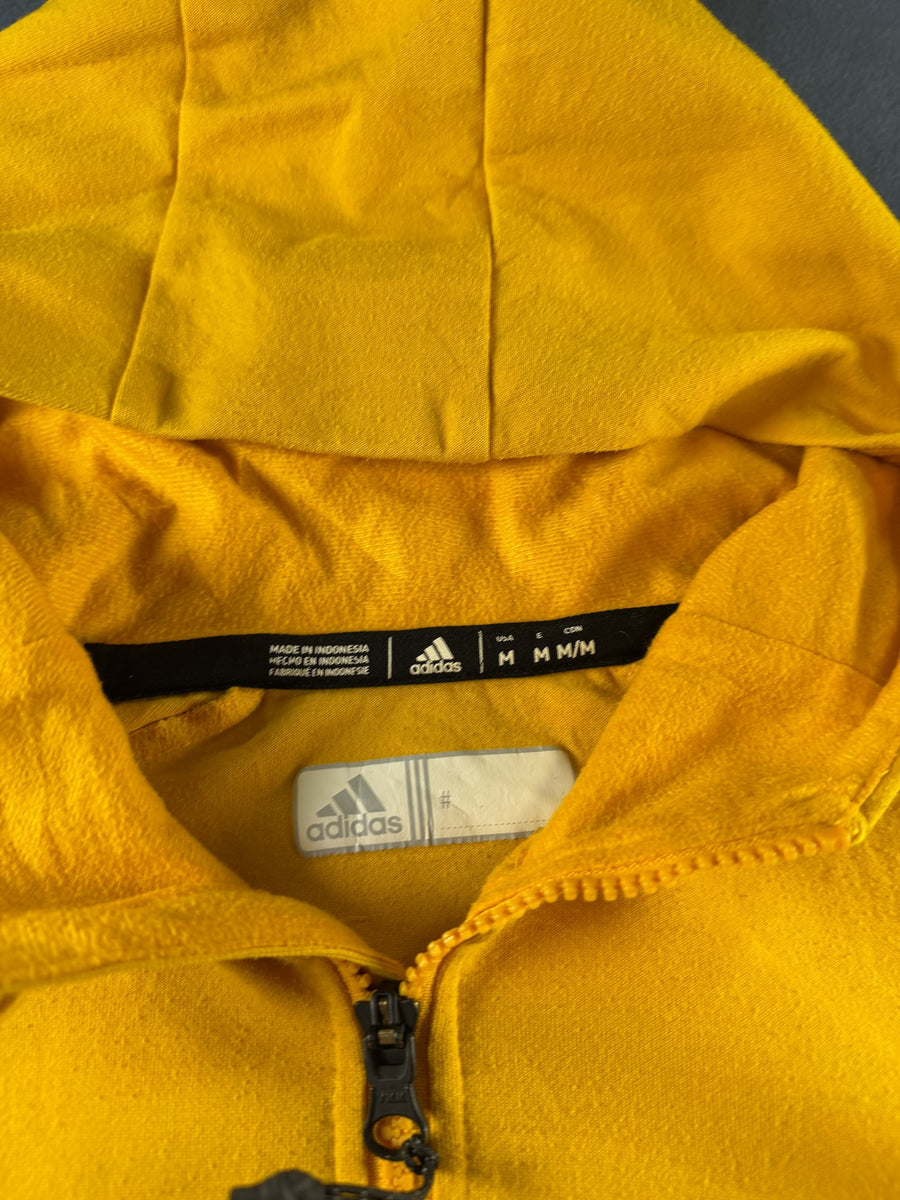 adidas Hoodie met rits geel