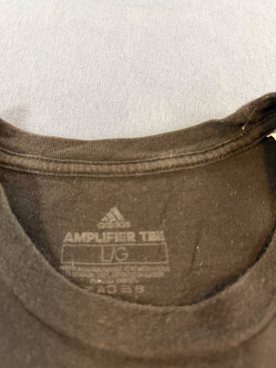 adidas T-shirt zwart print Amplifier Tee