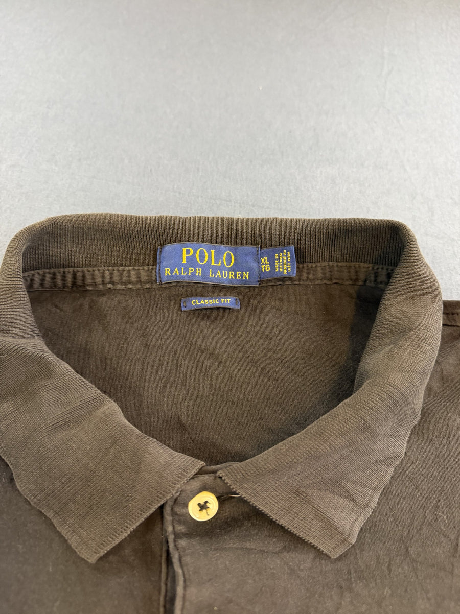 Zwart piqué poloshirt van Polo Ralph Lauren – Classic Fit, Maat XL Heren (polo / pique shirt)