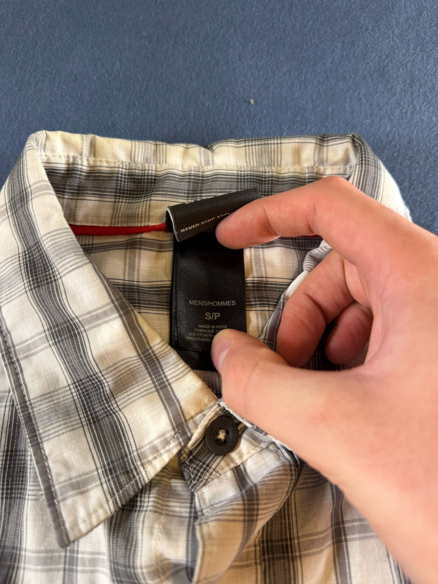 The North Face Blouse grijs geruit