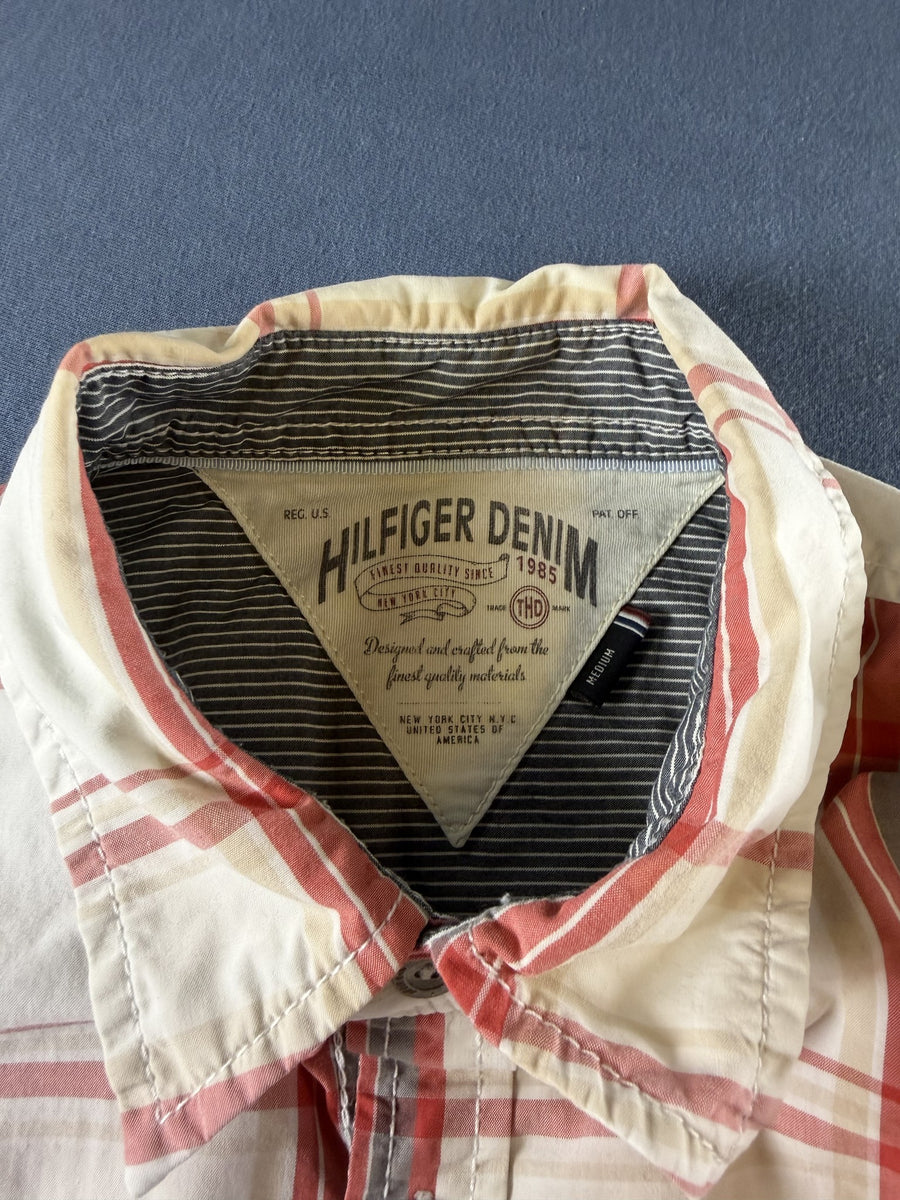 Hilfiger Denim Blouse wit geruit