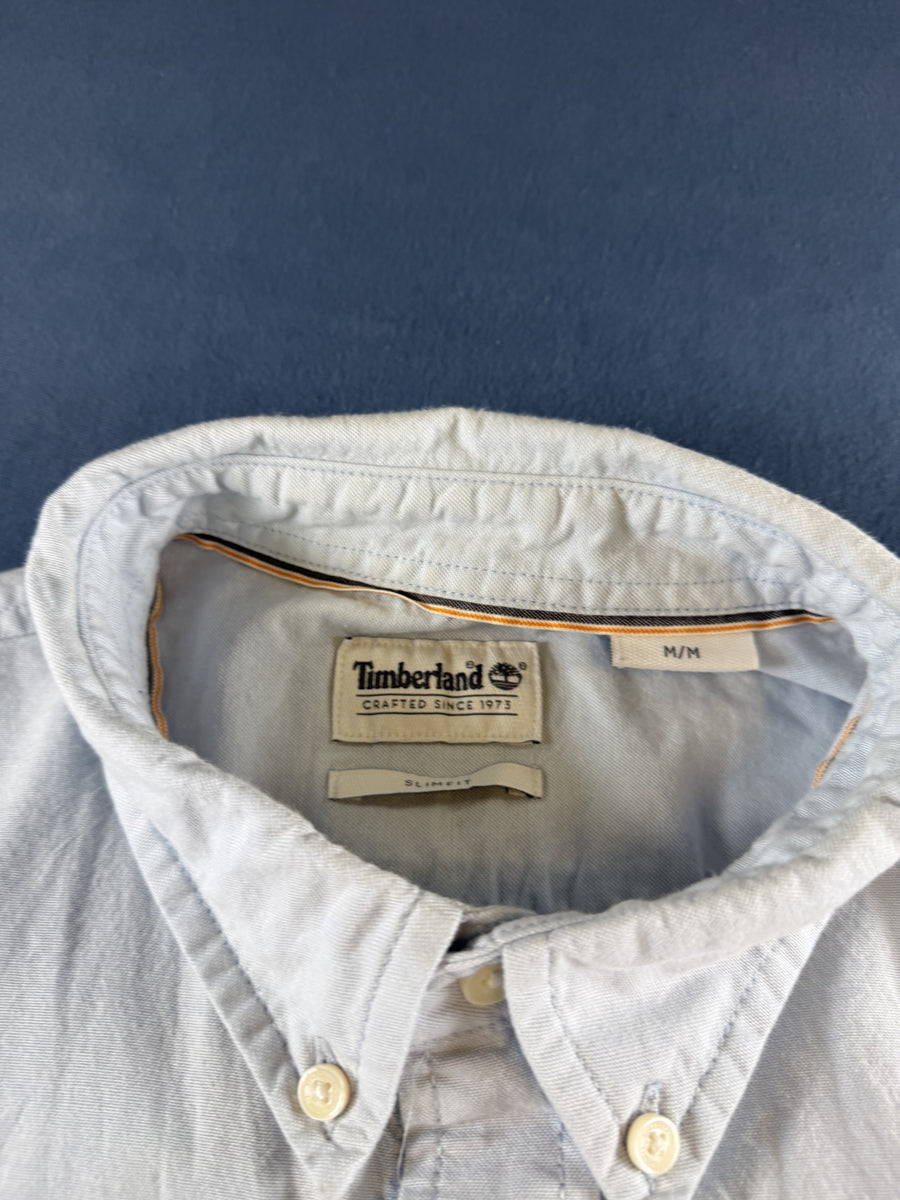 Blauw overhemd Timberland (herenblouse / button-up), maat M
