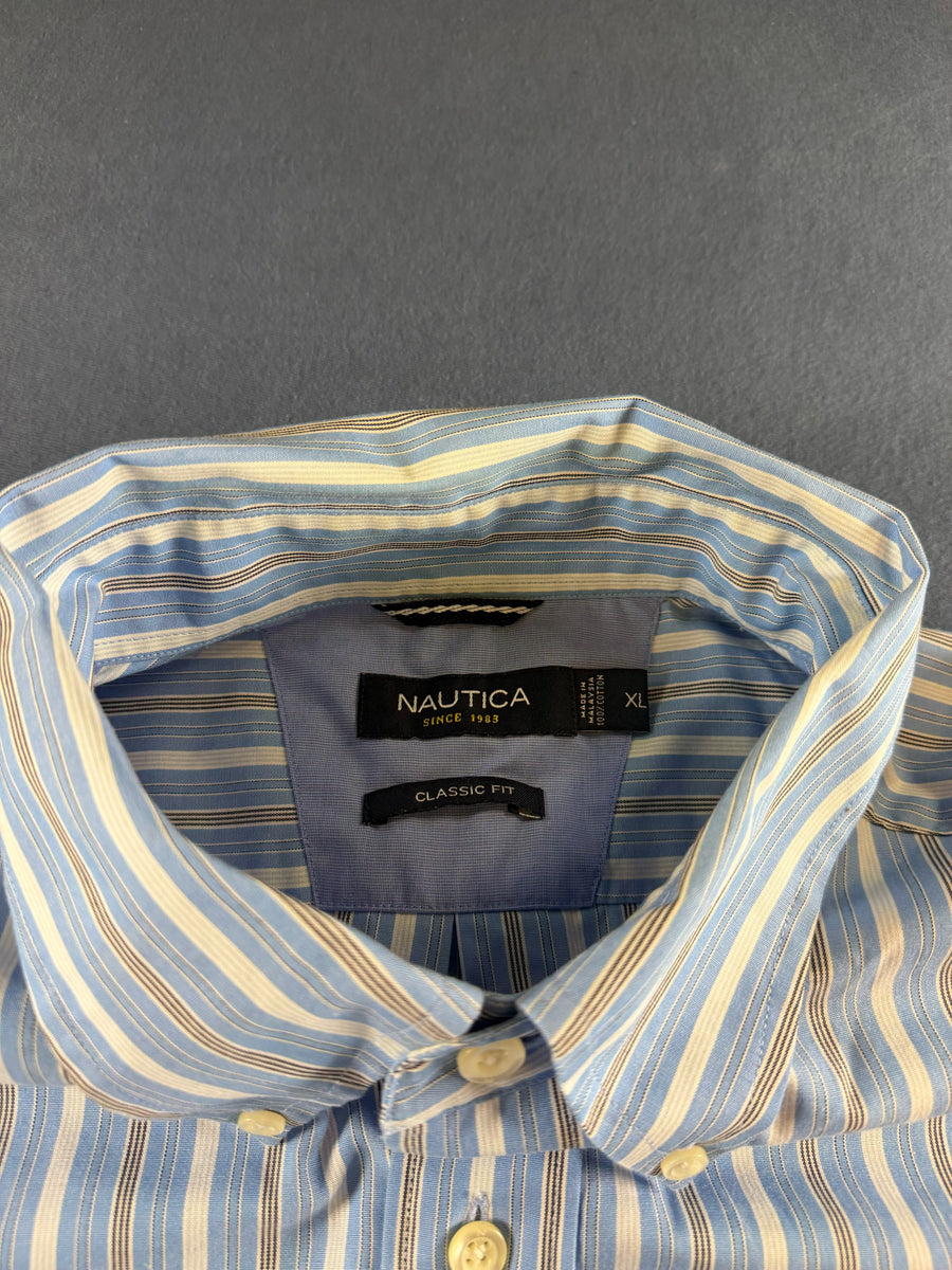 Nautica Blouse blauw gestreept