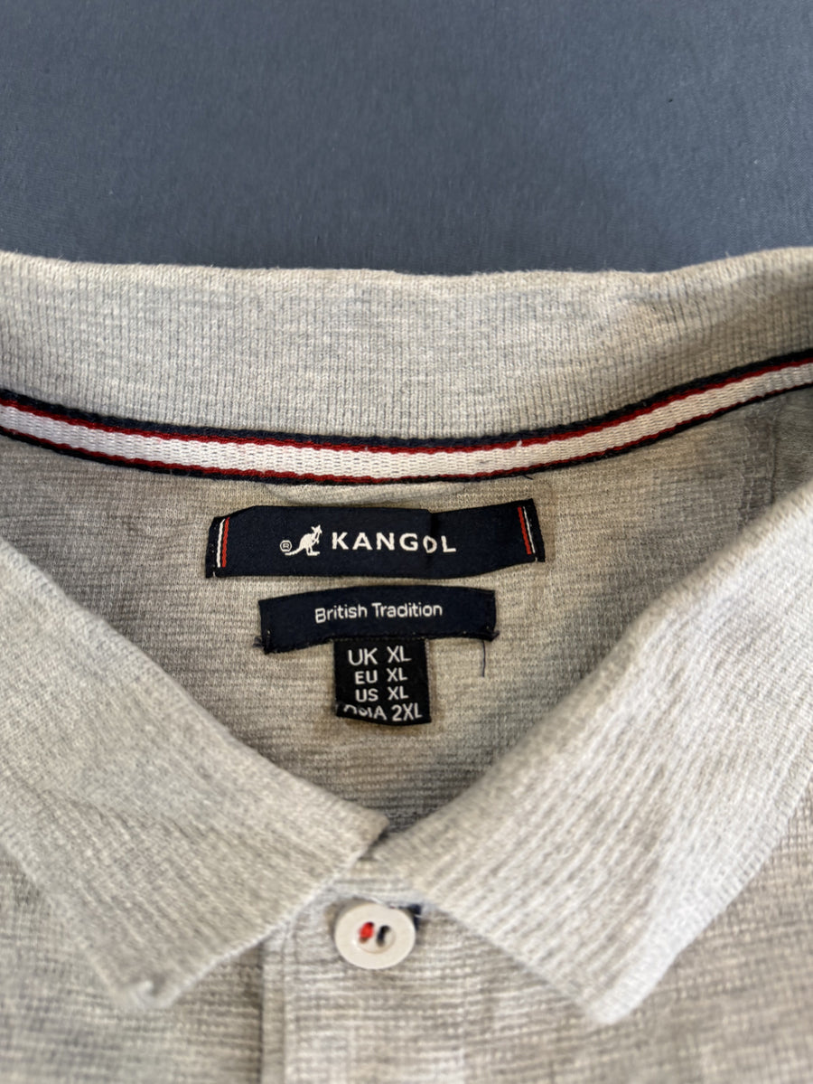 Grijze Kangol polo-shirt (piqué polo) XL - British Tradition collectie