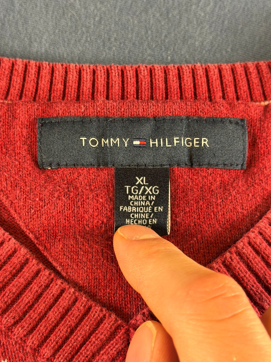 Tommy Hilfiger Trui rood geruit