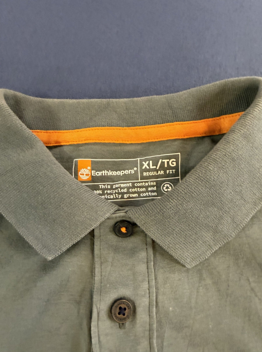 Grijze Timberland poloshirt maat XL (Earthkeepers piqué polo)