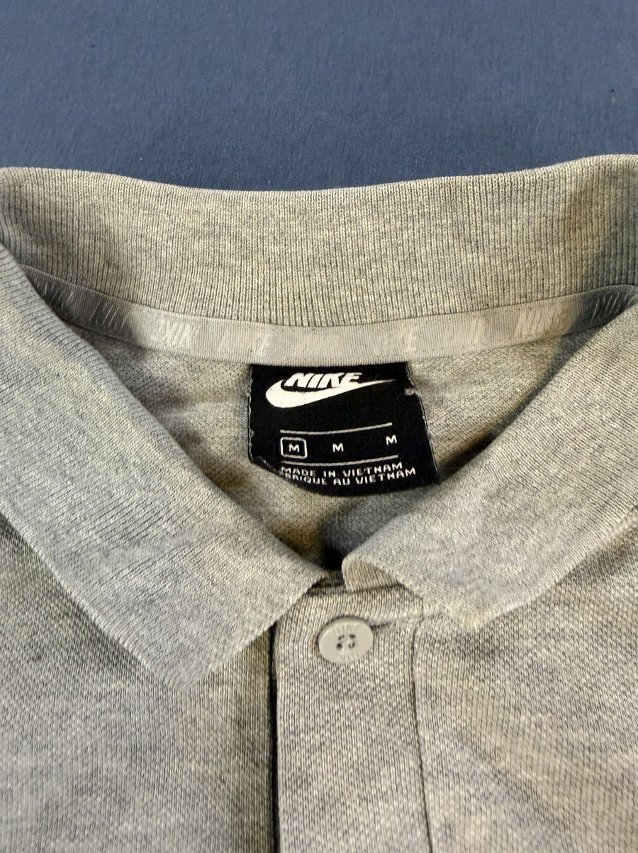 Grijze Nike polo maat M (poloshirt), piqué katoen Sportswear