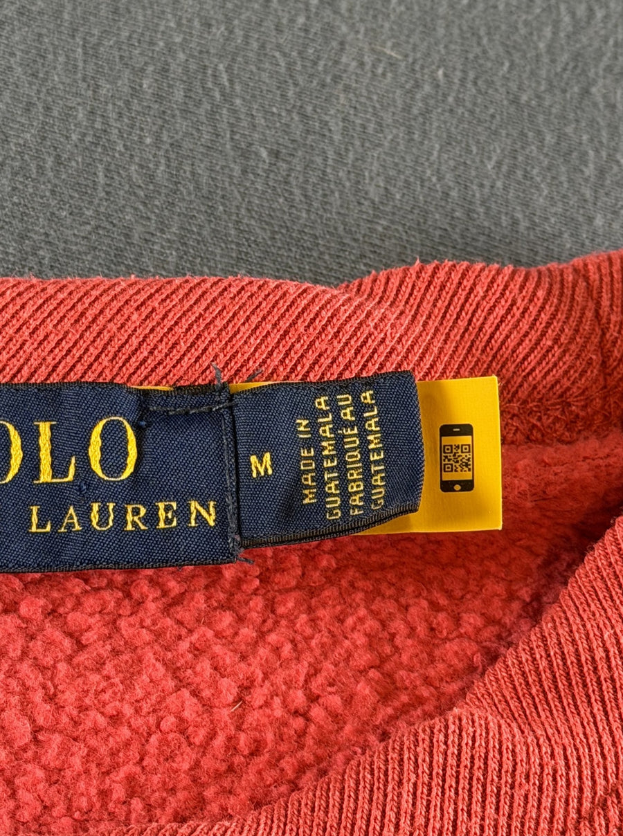 Rode Polo Ralph Lauren heren sweater maat M (crewneck trui / sweatshirt)