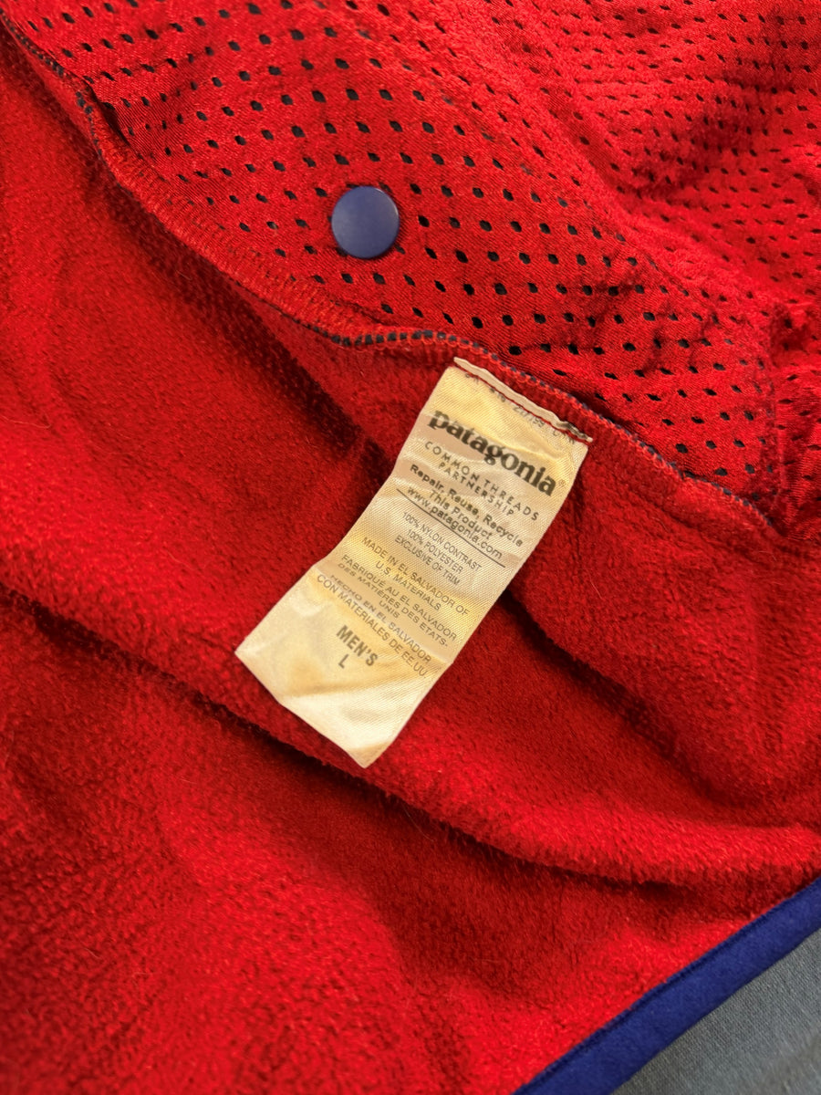 Patagonia Synchilla fleece vest blauw heren maat L fleecevest fleecejack