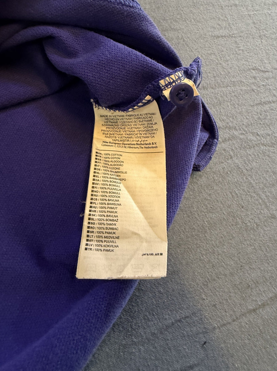 Blauwe Nike polo maat XL (FC Barcelona voetbalshirt / Barça fanshirt)