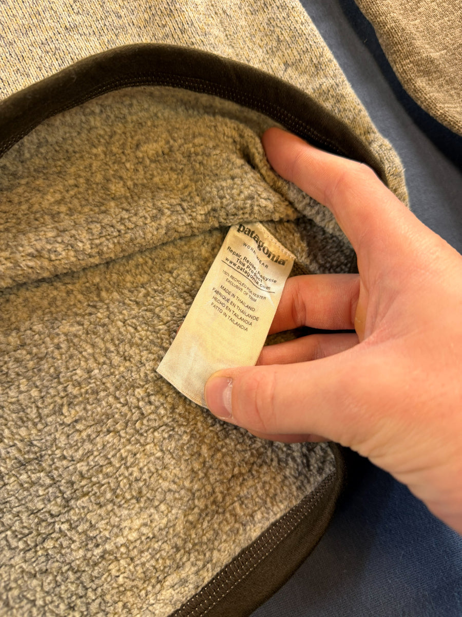 Patagonia Better Sweater trui beige gemêleerd heren maat XL pullover gebreid