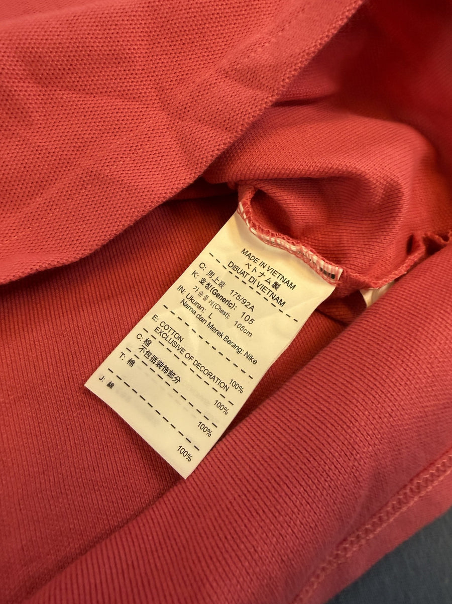 Grijze Nike polo piqué (poloshirt), maat L - Athletic Dept