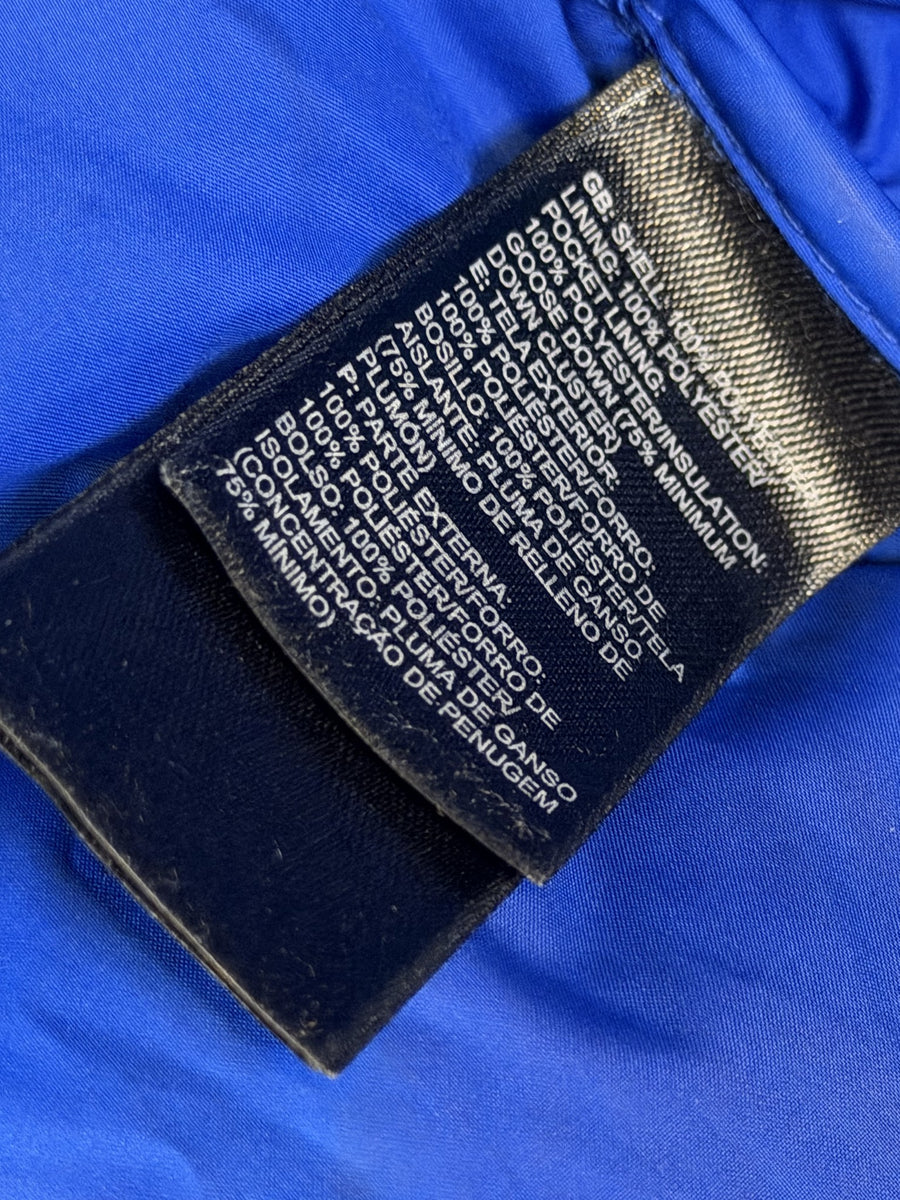 The North Face Gewatteerde jas blauw