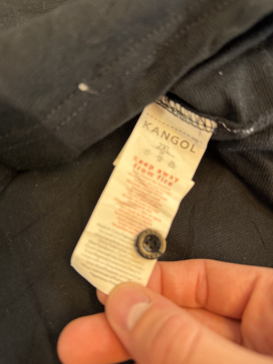 Zwarte Kangol poloshirt (piqué polo) maat XXL - British Tradition lijn