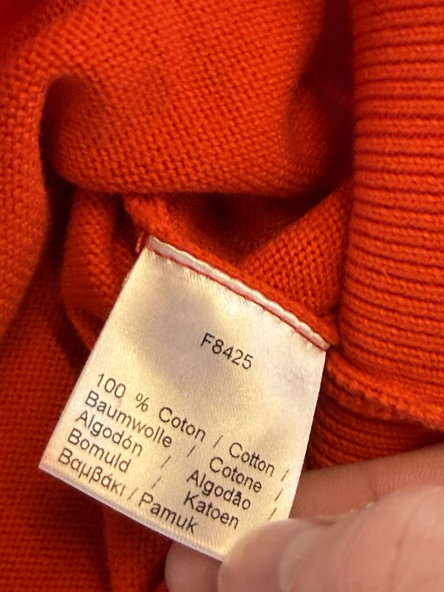 Lacoste trui oranje maat M V-hals