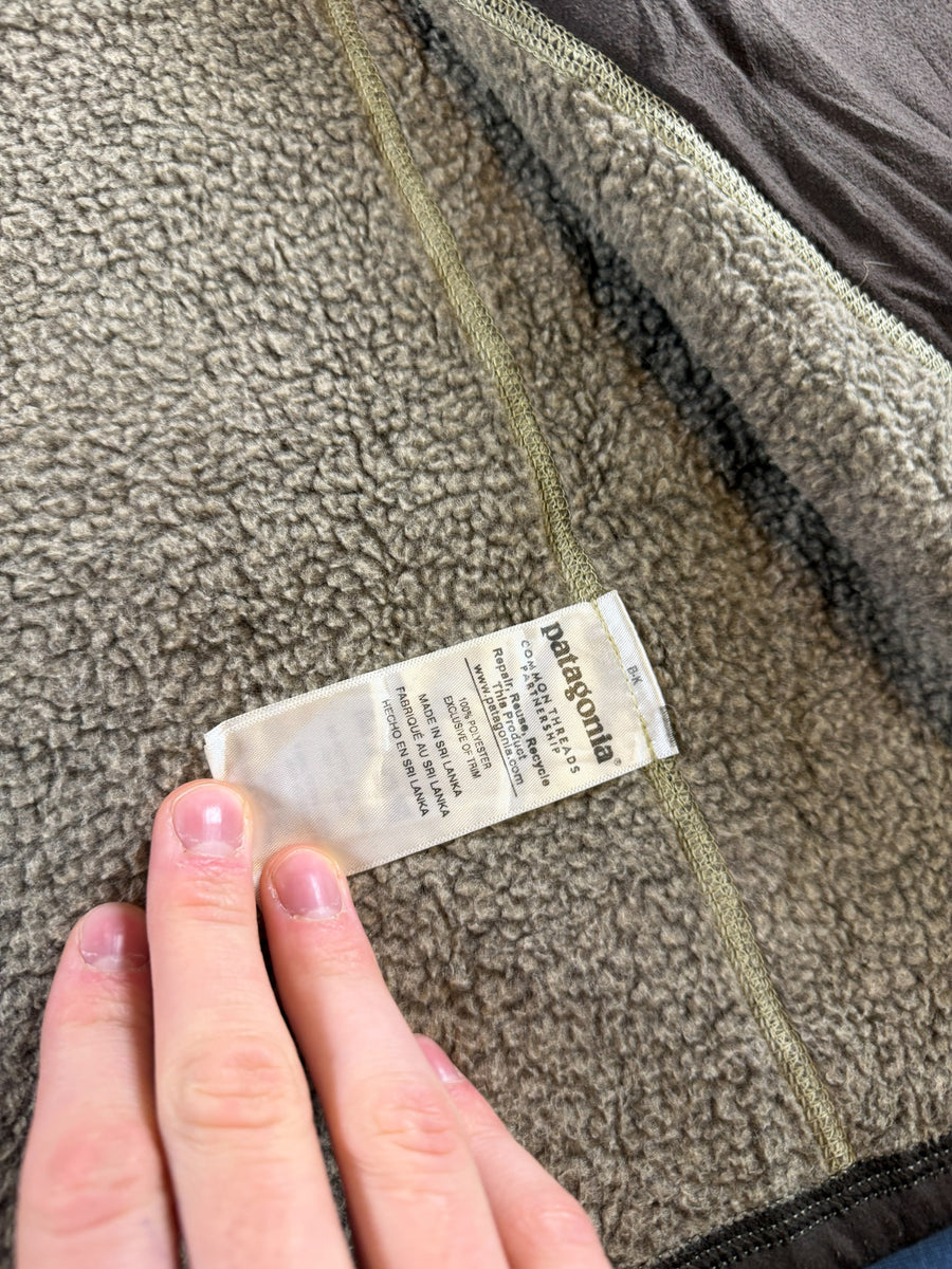 Patagonia Fleece vest beige gemêleerd