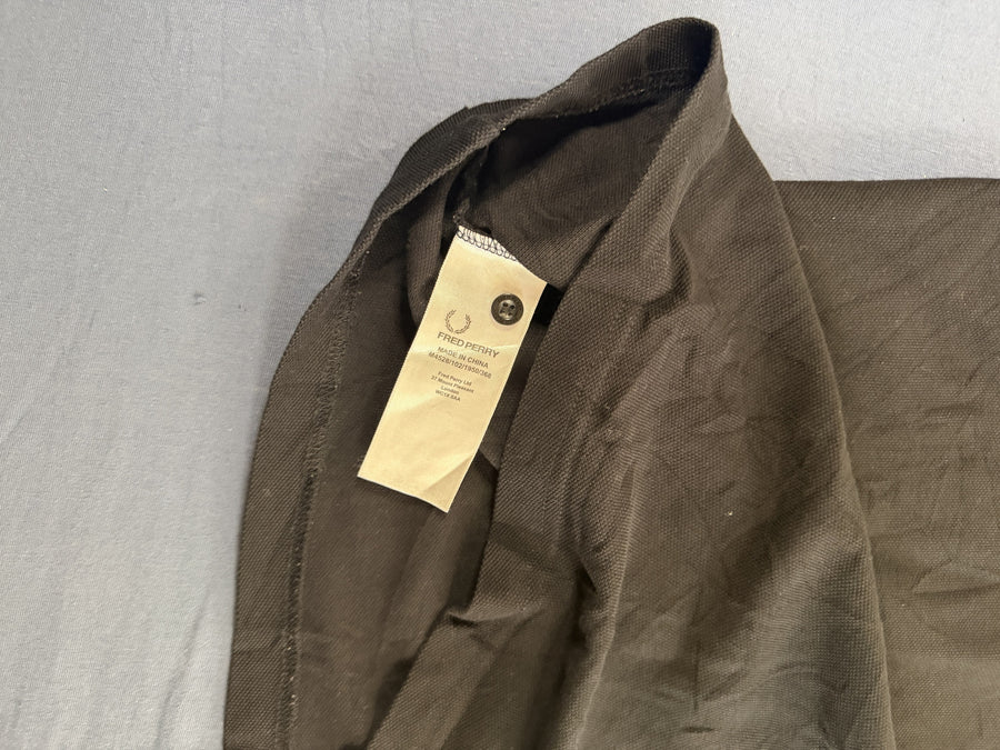 Fred Perry twin tipped polo zwart maat S