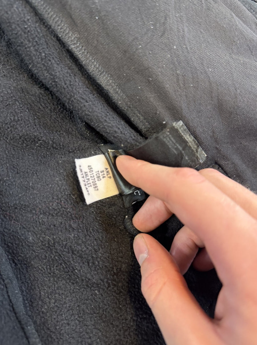 Zwarte fleecetrui (fleecevest) van The North Face – maat S