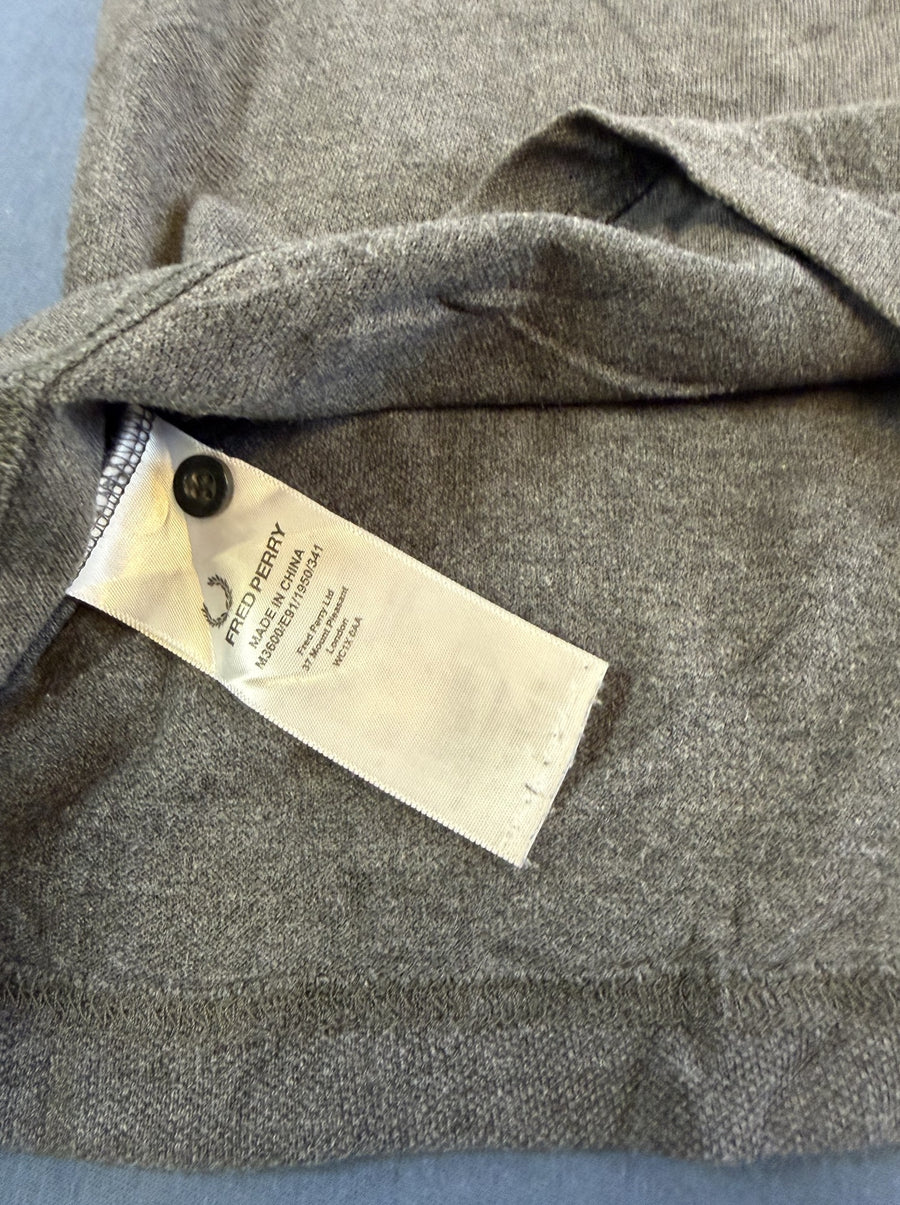 Grijze Fred Perry polo maat S (poloshirt / shirt met korte mouw), Twin Tipped M3600