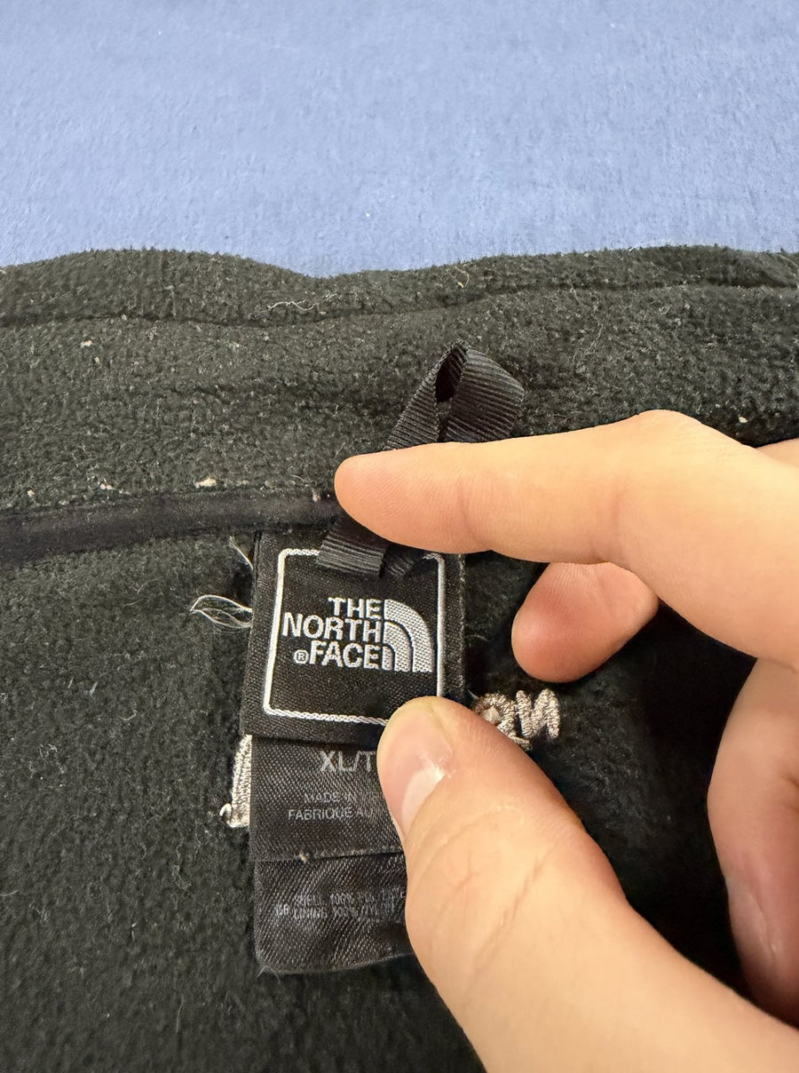 Zwarte The North Face rits-vest, maat M (fleecevest / fleecetrui)