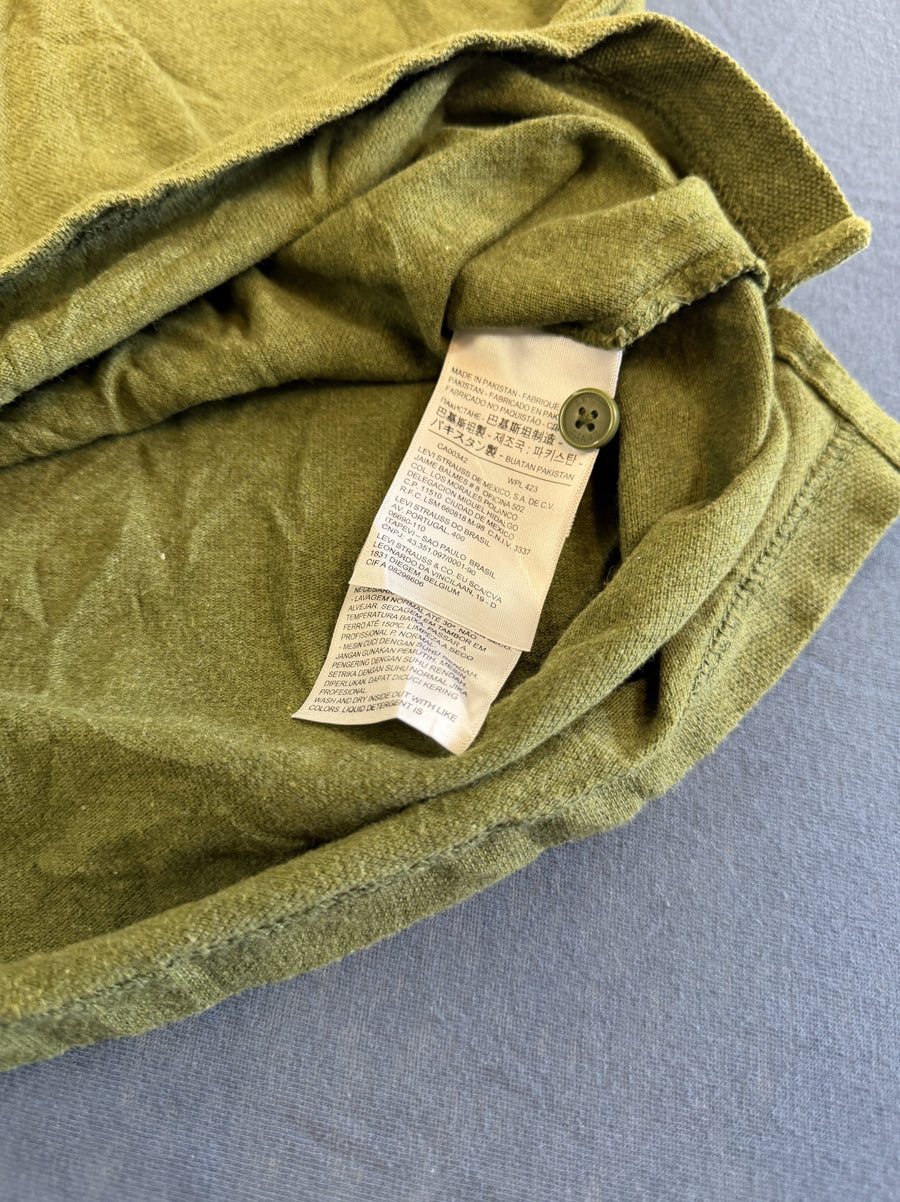 Kaki Levi's poloshirt (polo), maat XL