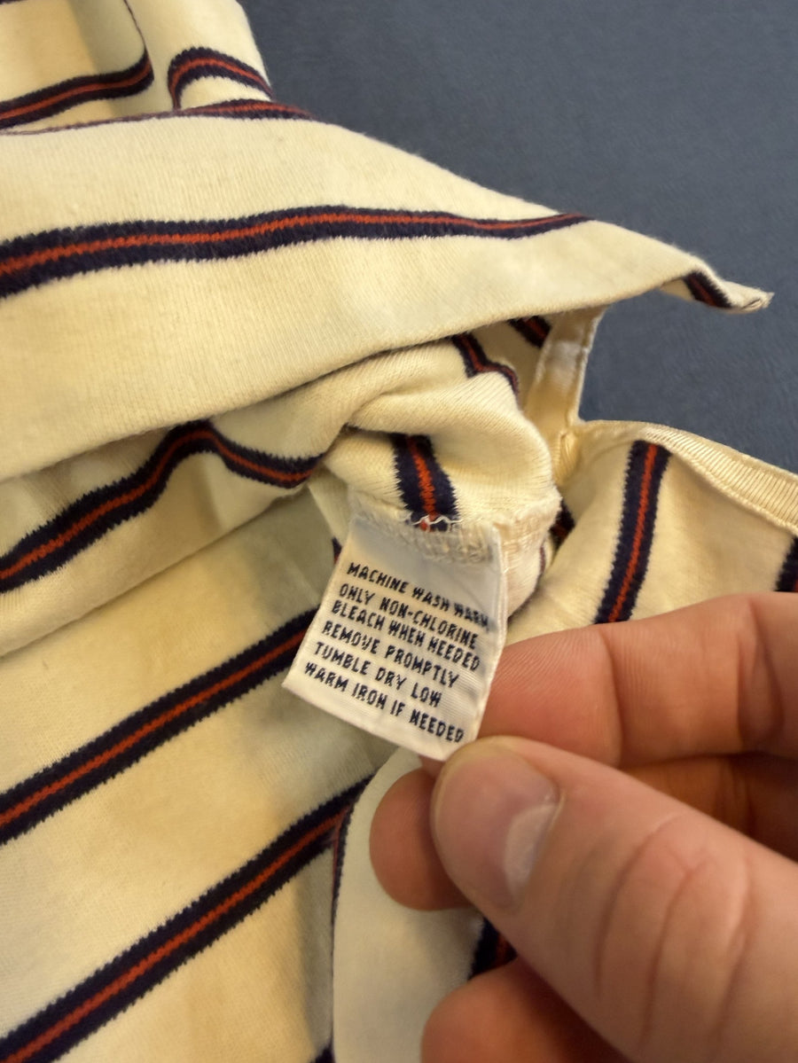 Beige poloshirt Ralph Lauren (piquépolo) met streep, maat S