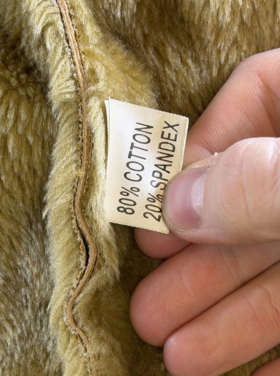 Beige lammy coat maat M (Afghaanse jas / shearling-jas), Vintage Dressing