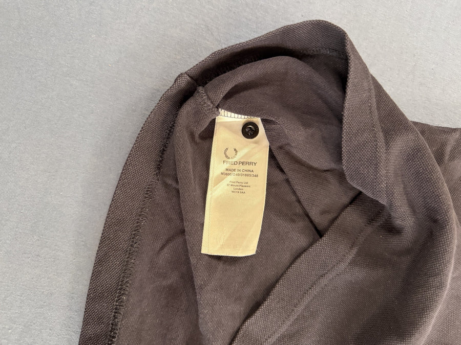 Fred Perry polo in het zwart (poloshirt / M3600), maat S