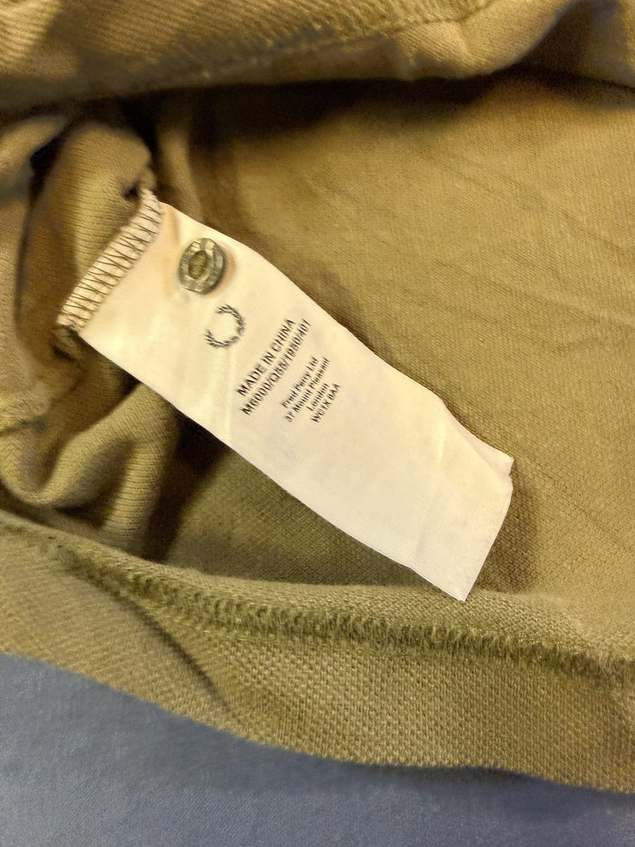Bruine Fred Perry polo maat M (poloshirt / pikéshirt), piqué katoen