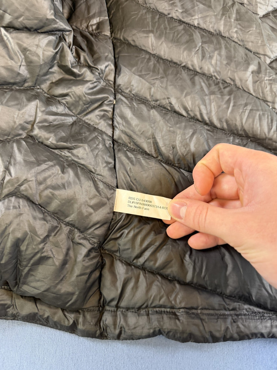 Zwarte donsjas van The North Face (puffer jas), dames maat S, 550 fill