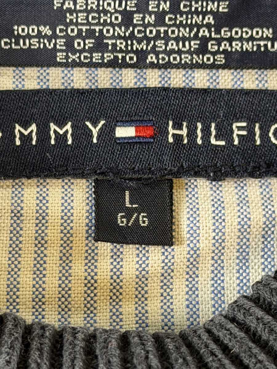 Tommy Hilfiger trui zwart maat L crest logo